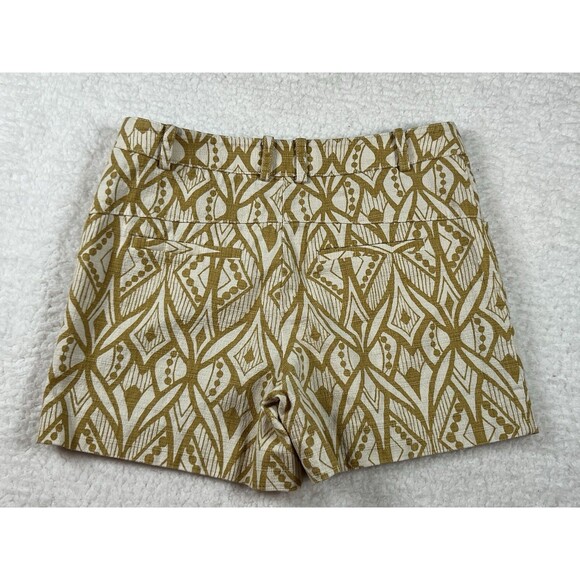 Anthropologie Elevenses Shorts Womens 0 Tiled Tide Dress Geometric Boho Preppy - Picture 13 of 13